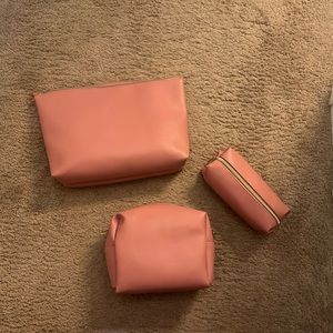 Set of 3 Sonia Kashuk Pouch Set in Pink